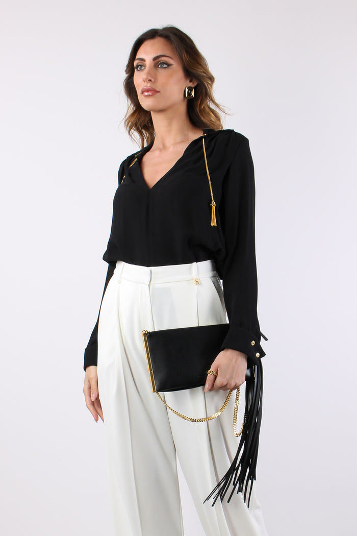 Pochette Frange Nero-2