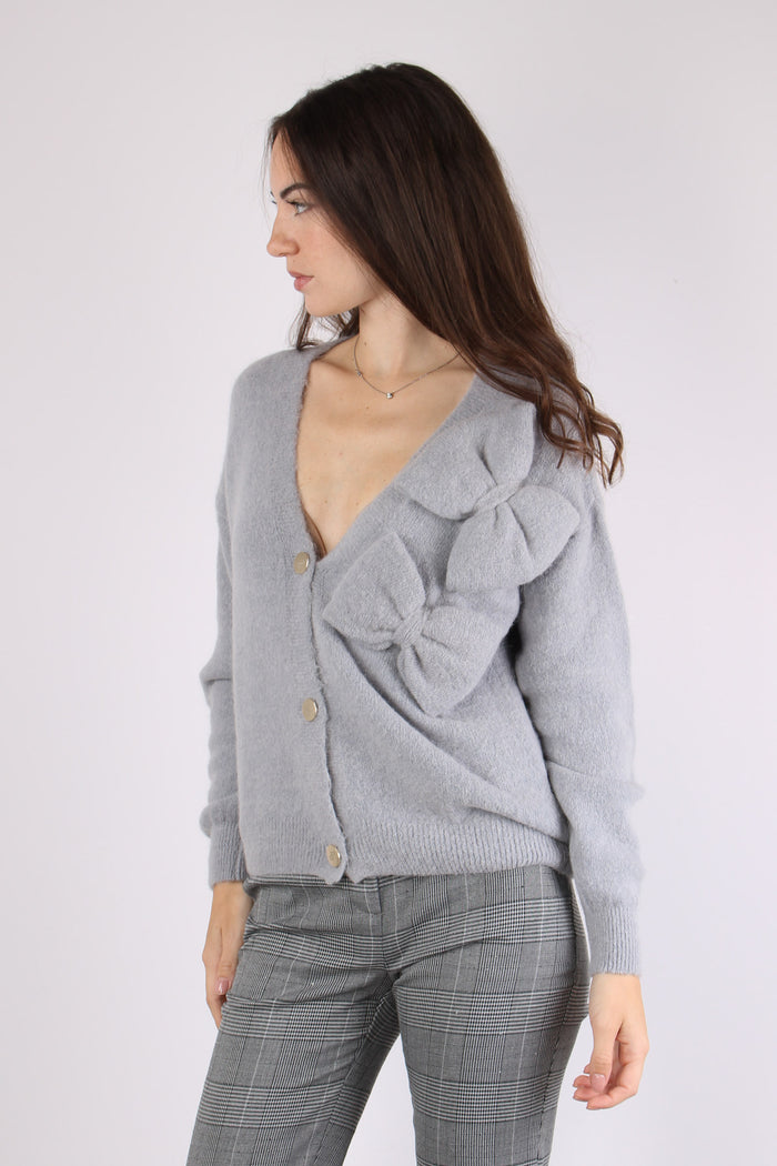 Cardigan Doppio Fiocco Ash-4