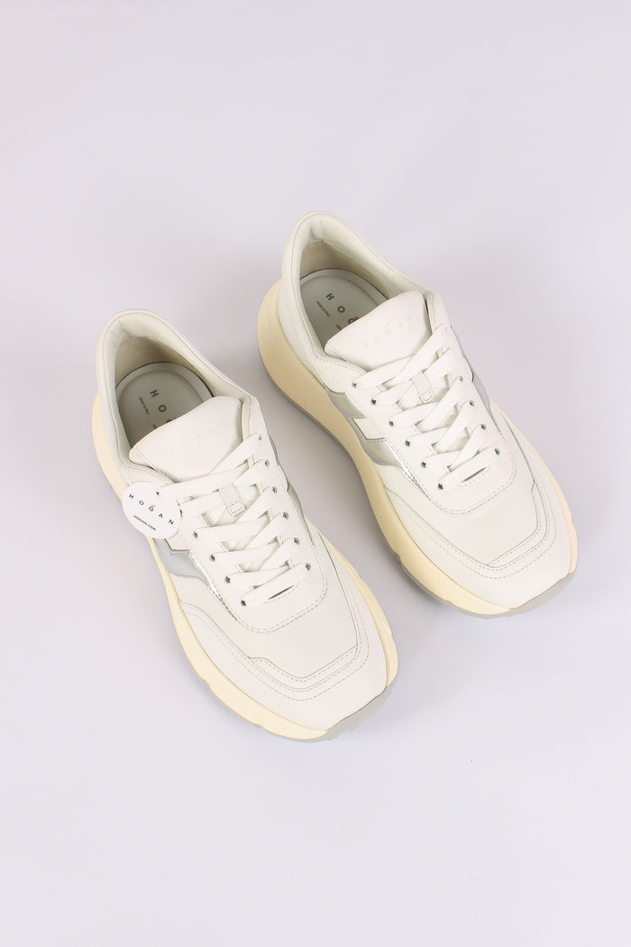 Sneaker Hi-fi Hyperlight Bianco/argento-5