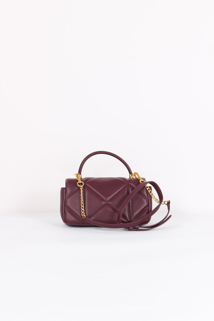 Tracolla 1 Manico Matelasse Vino-3