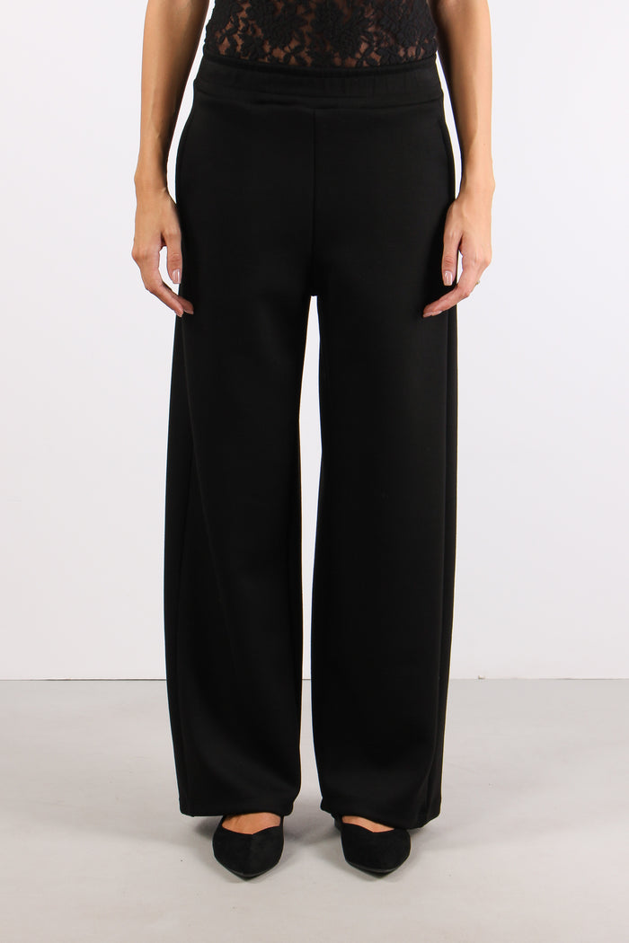 Pantalone Palazzo Modal Nero-2
