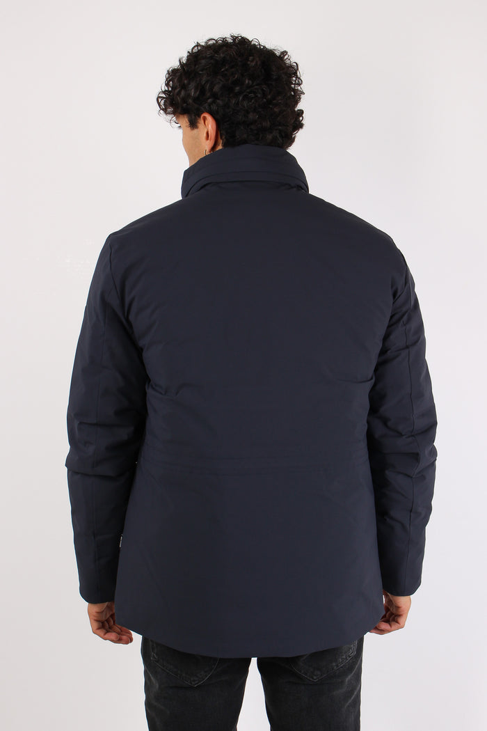Jannik Field Jacket Tessuto Te Blue Black-5