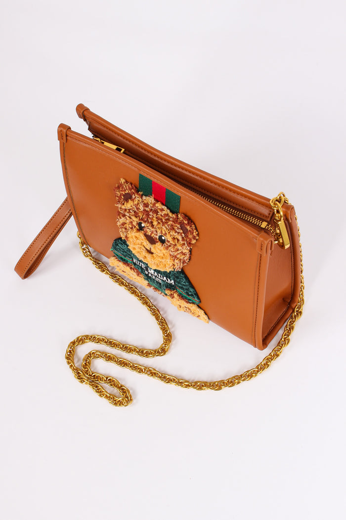 Pochette Orsetto Cognac-5