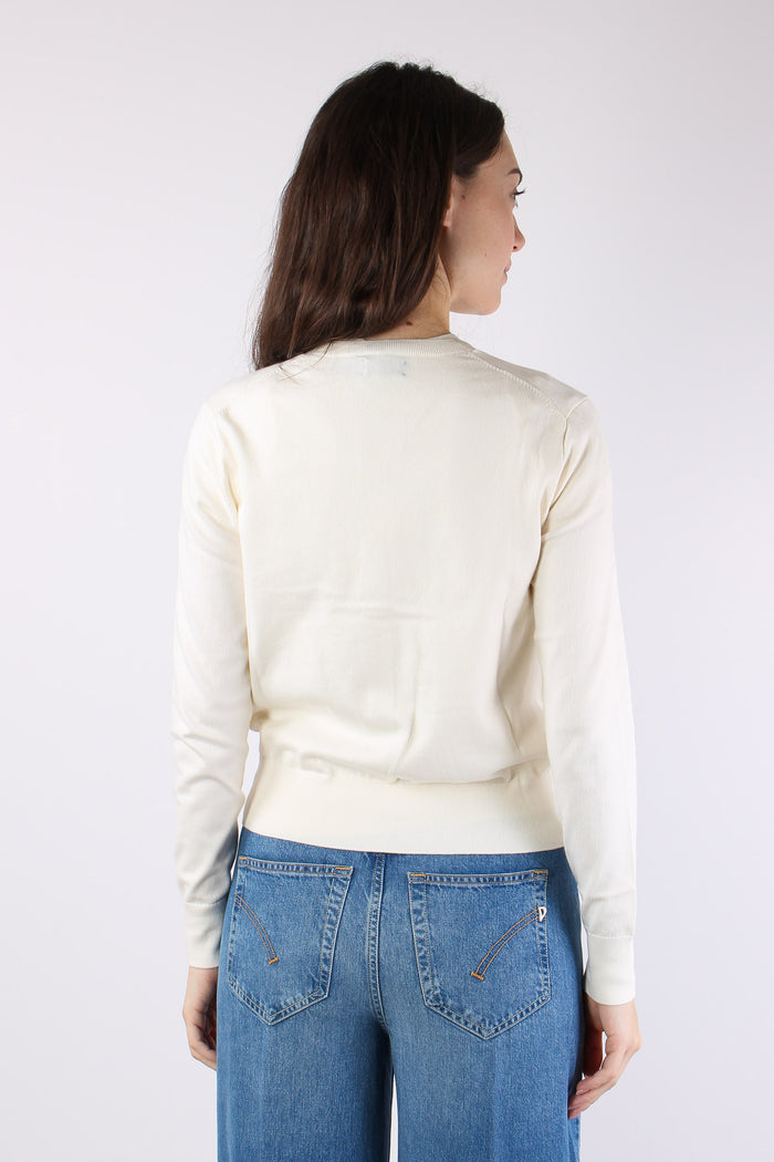 Cardigan Cotone Cream-4