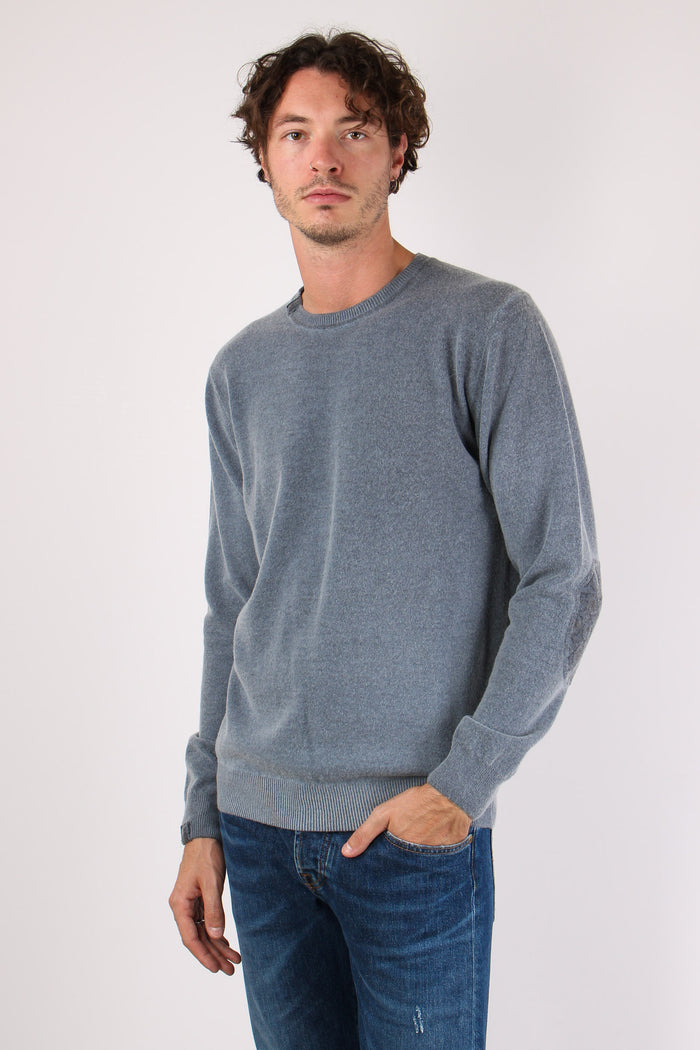 Maglia Girocollo Toppa Fantasi Blu-5