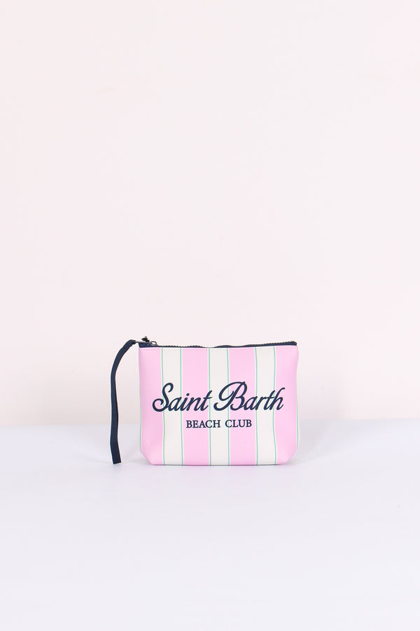 Aline Pochette Righe Rosa