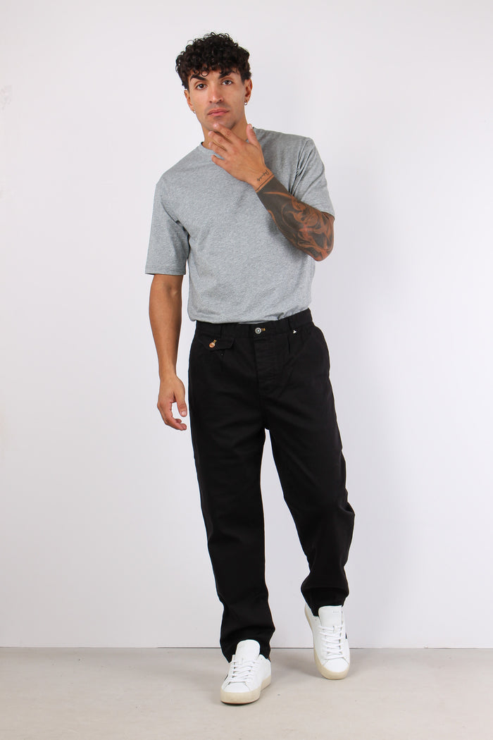 Pantalone Chino Nero-3