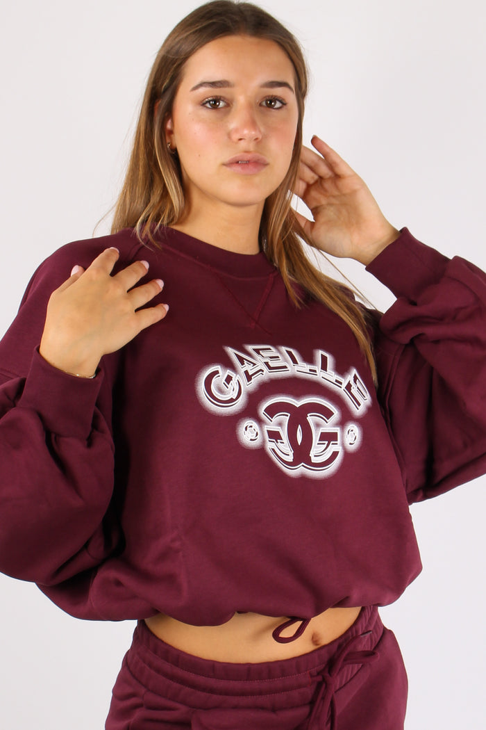 Felpa Cropped Logo Mosto-9