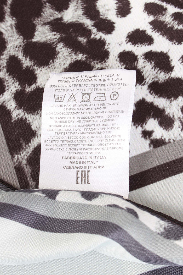 Foulard Maculato Grigio Ferro-6