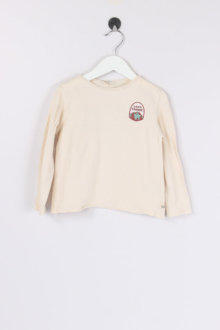 T-shirt Manica Lunga Ivory