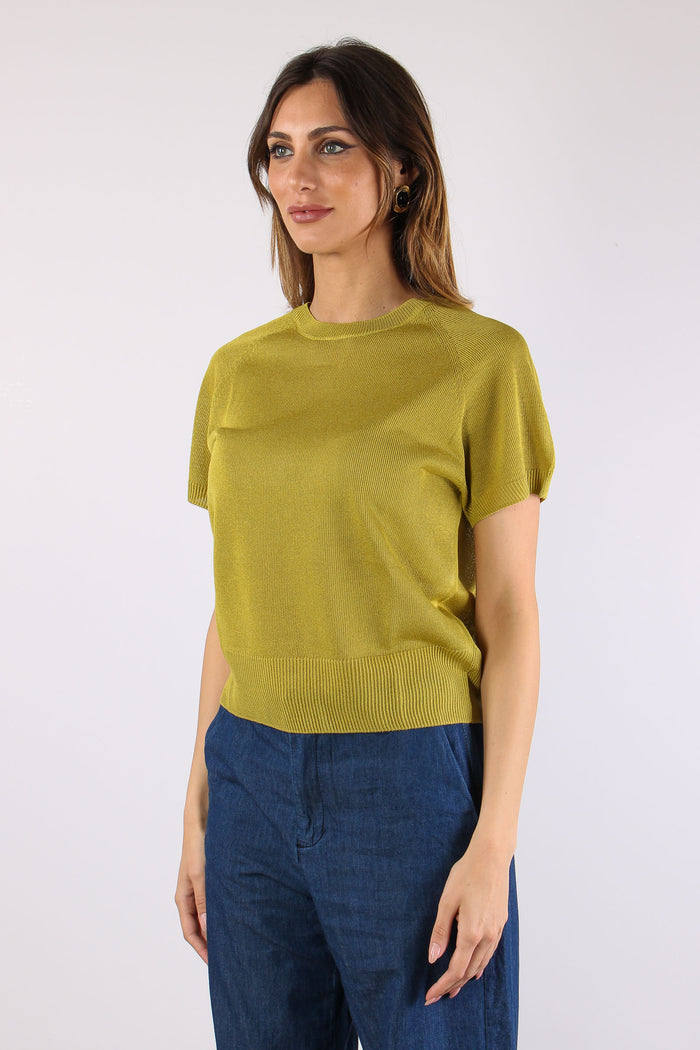 Maglia M/m Filo Cotone Oliva-3