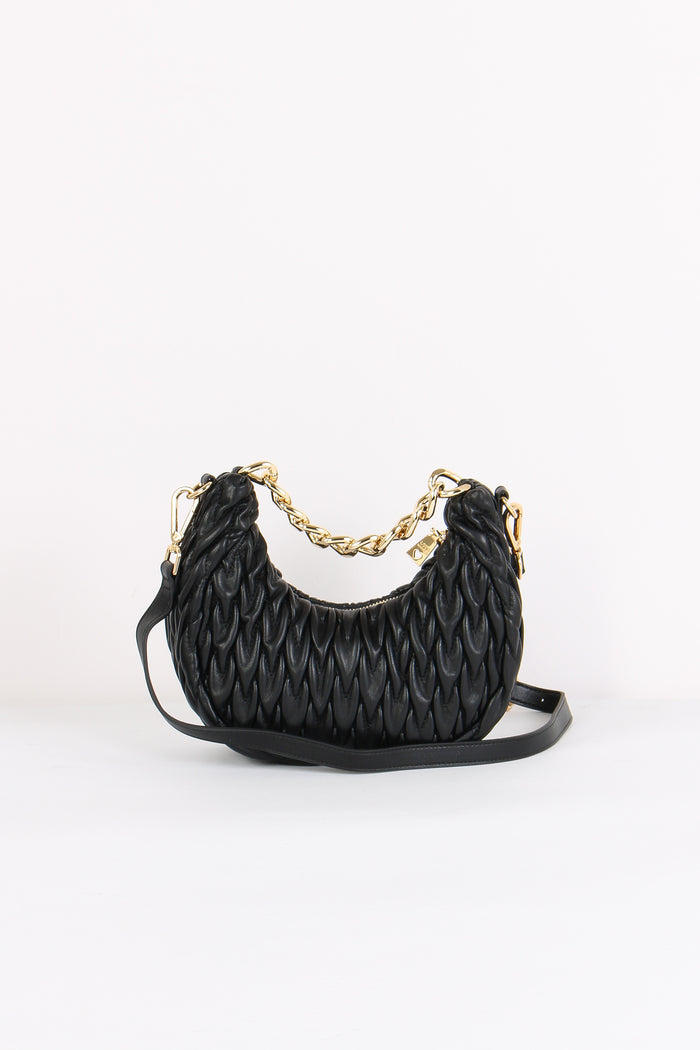 Mezzaluna Goffrata Cuori Nero-3