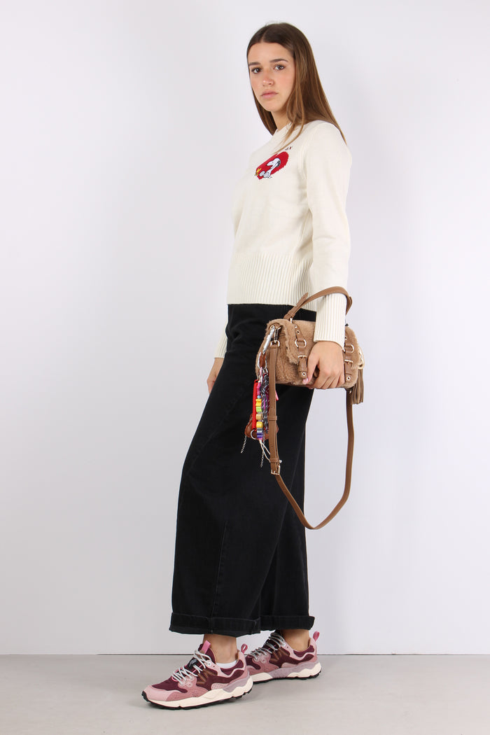 Maglia Cuore Laterale Bianco-3