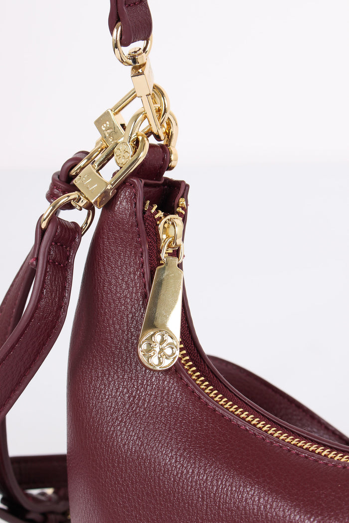 Amber Hobo Piccola Bordeaux-7