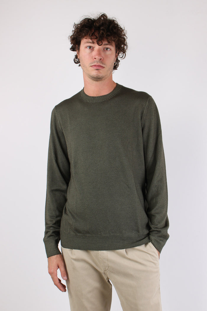 Maglia Girocollo Delavee Militare-3