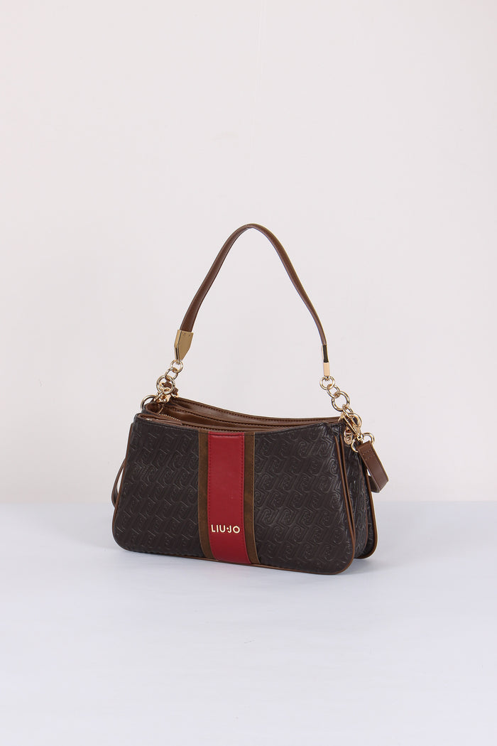 Tracolla 3 Scomparti Deep Brown-2