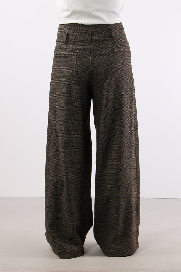 Pantalone Palazzo Quadro Moro/blu-5