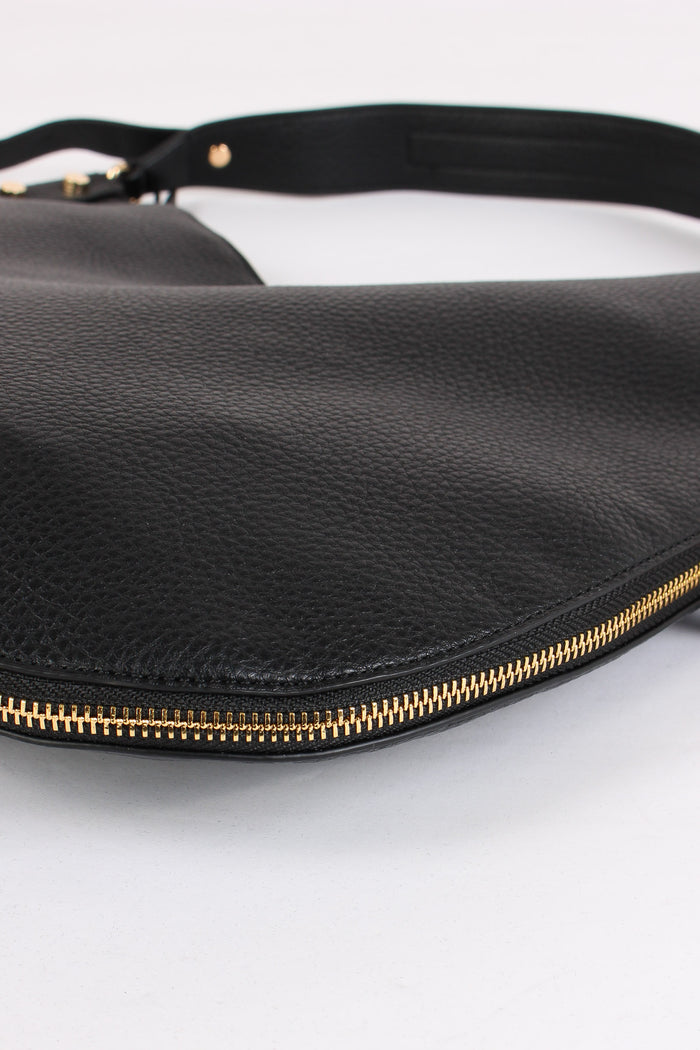 Mezzaluna Saffiano Nero-7