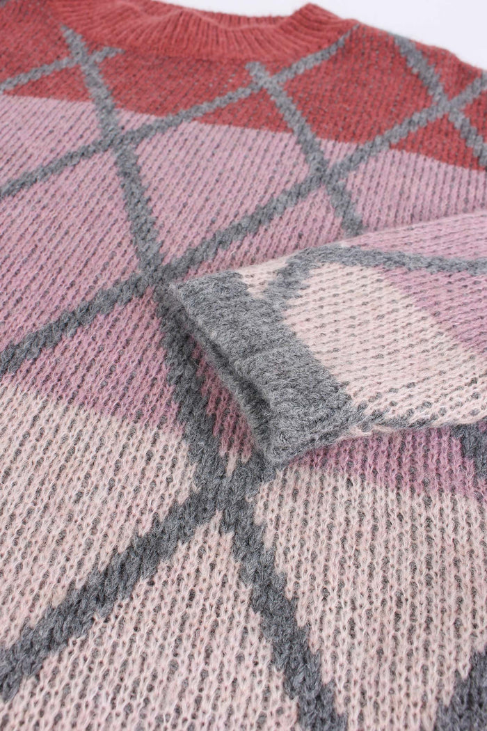 Maglia Losanghe Multicolor Multicolor-3