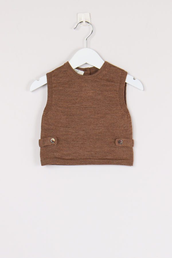 Gilet Lana Merinos Caffe