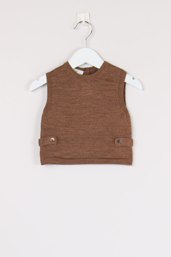 Gilet Lana Merinos Caffe