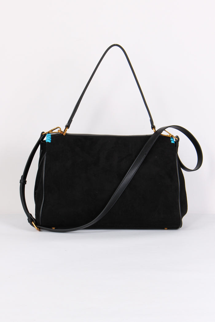 Tracolla  Suede Etnica Suede Black-3