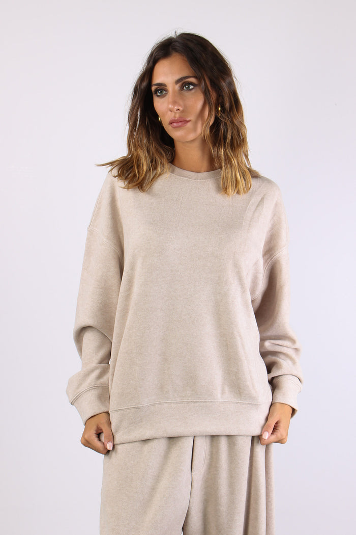 Felpa Regular Beige-6