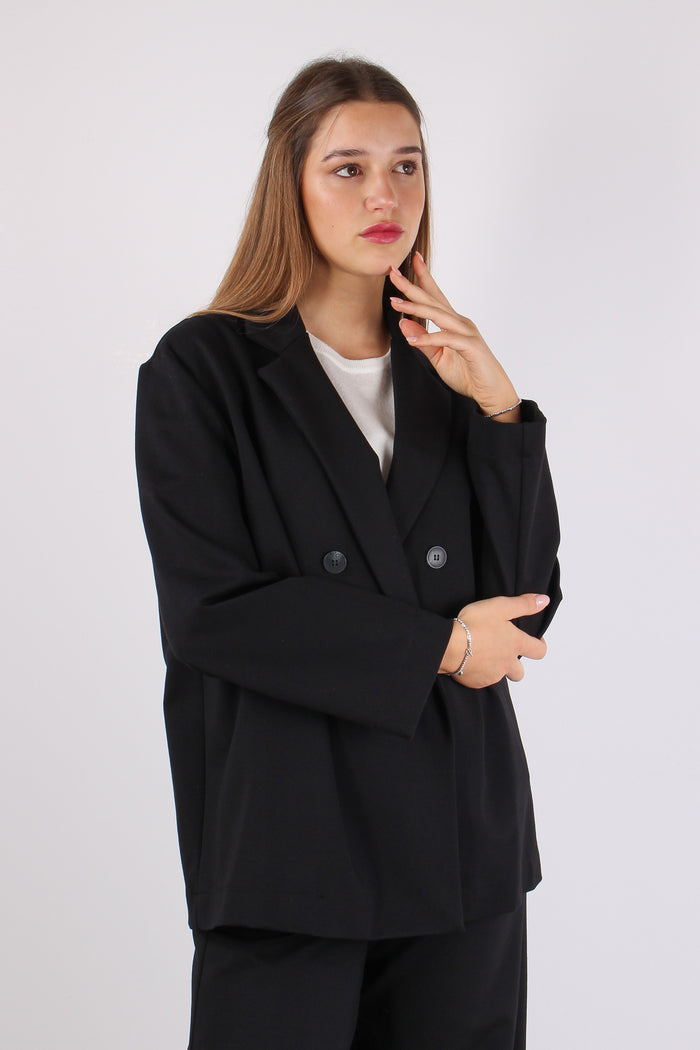 Cappetta Over Punto Milano Nero-7