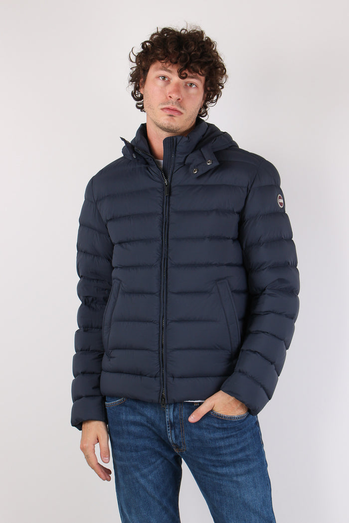 Giubbotto Cappuccio Staccabile Navy-3
