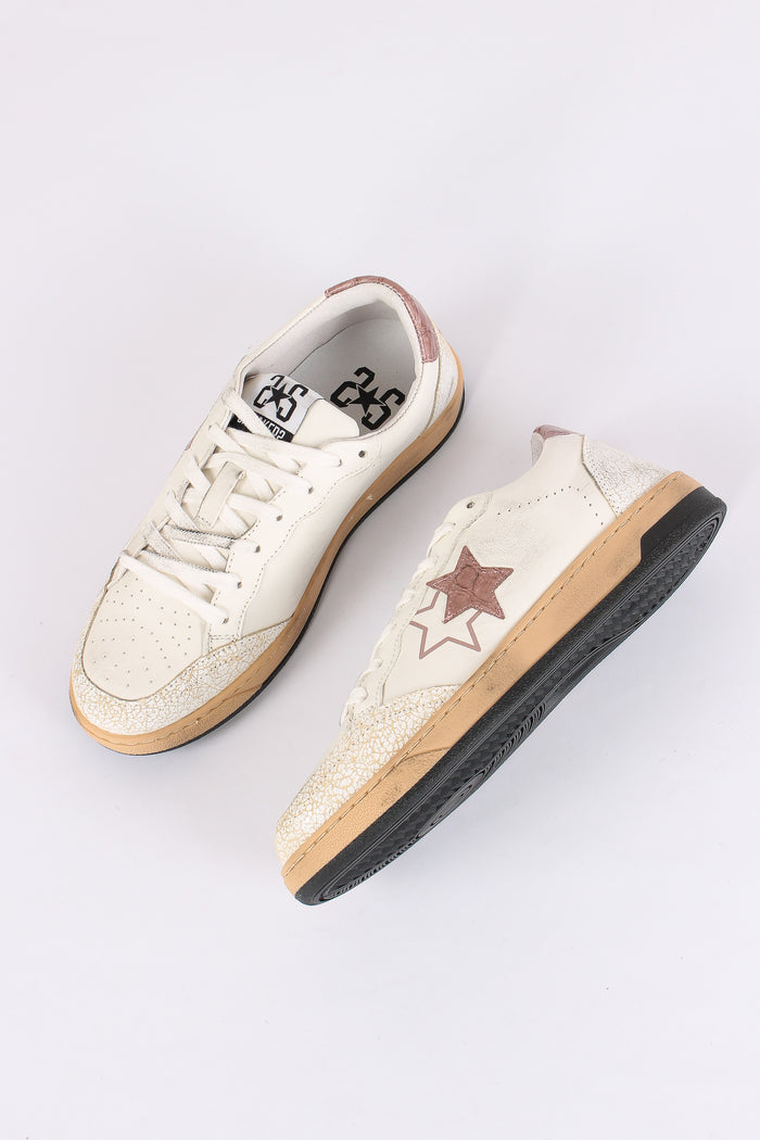 Sneakers Week Crosta Bianco/rosa-2