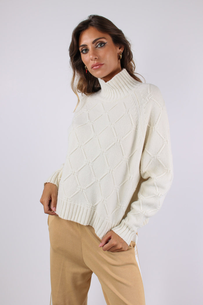 Maglia Tricot Logo Milk-7