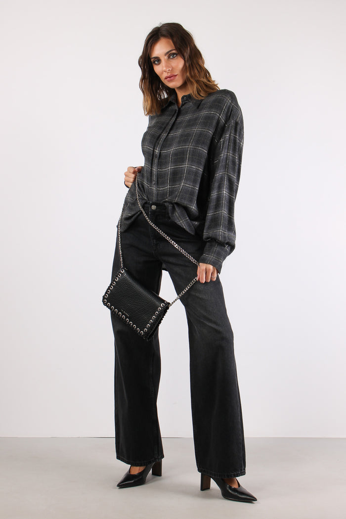 Camicia Quadro Over Sparkly Check-3
