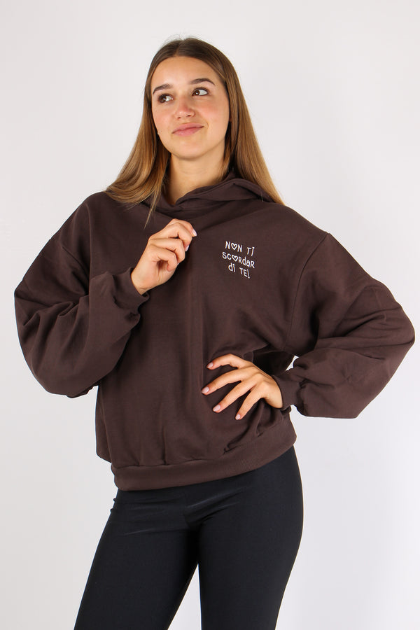 Felpa Ricamo Non Ti Scordare D Cioccolato-2