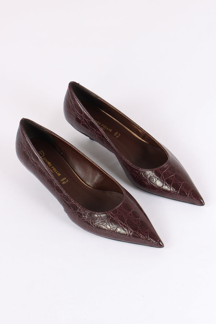 Decollete Cocco Bordeaux-4