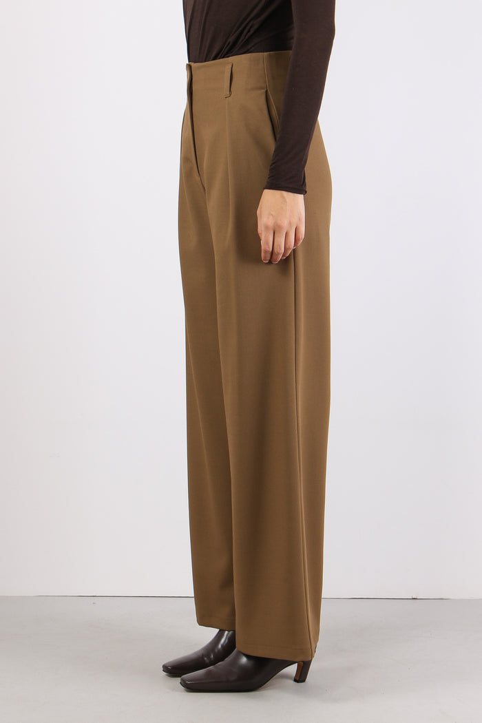 Pantalone Tessuto Diagonale Kaky-4