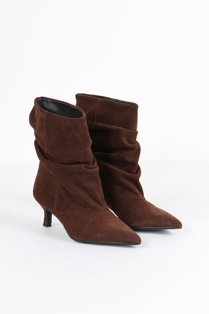 Tronchetto Tacco Basso Terra-4