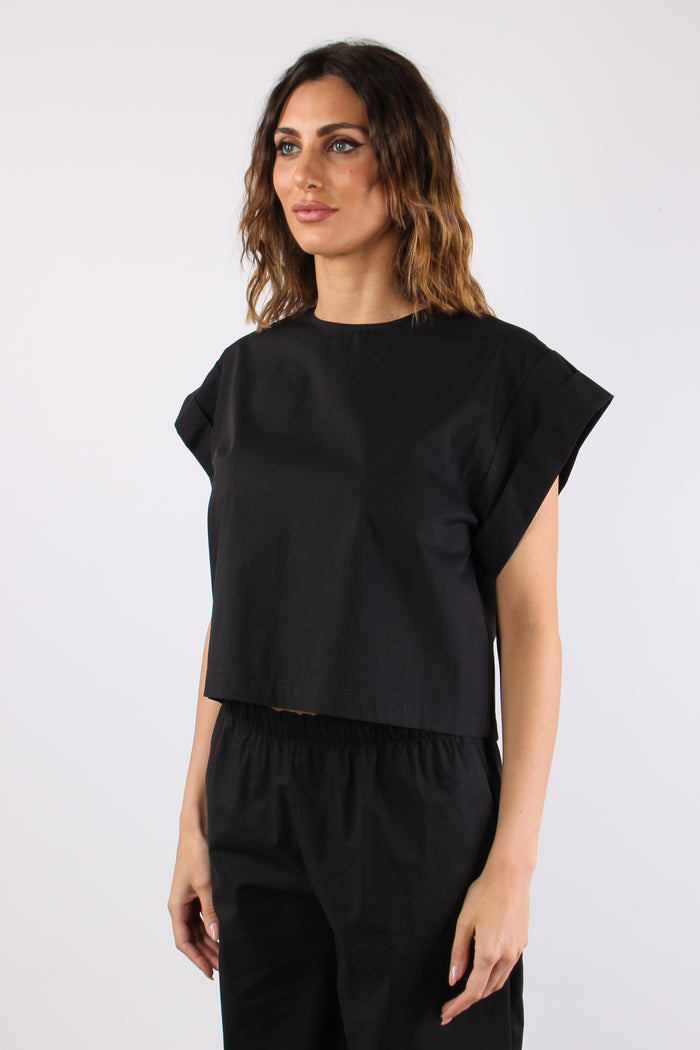 Casacca Manica Aletta Nero-3