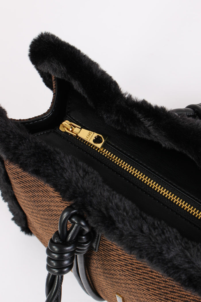 Shopping Ecopelliccia Nero-7