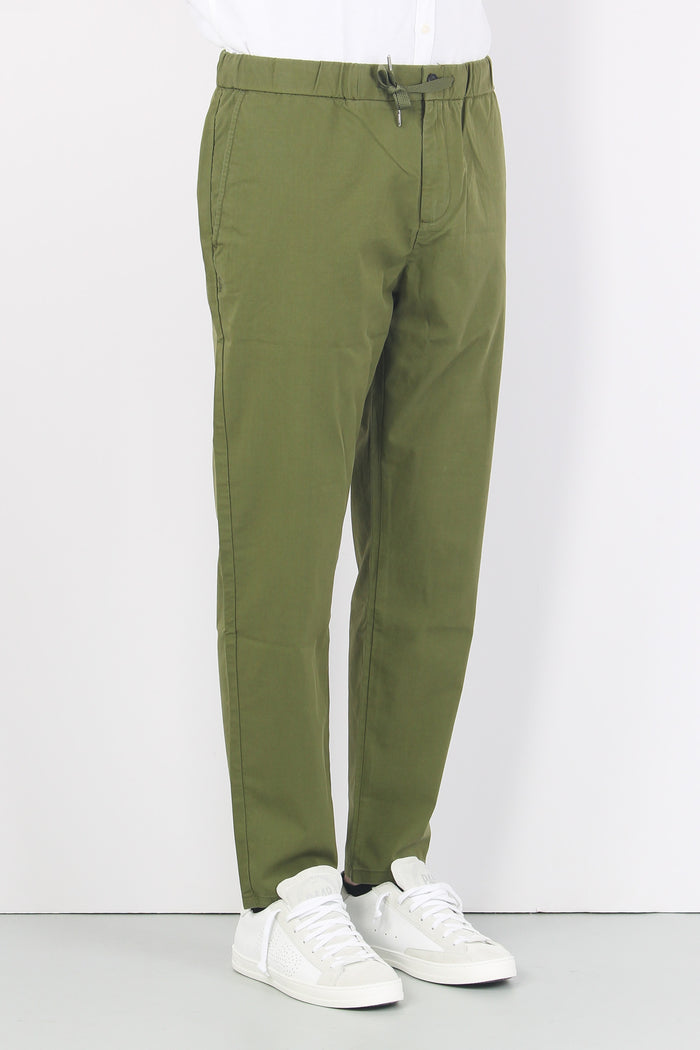 Pantalone Coulisse Verde-4
