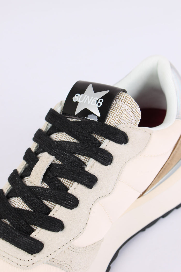 Sneakers Stargirl Strass Logo Bianco-7