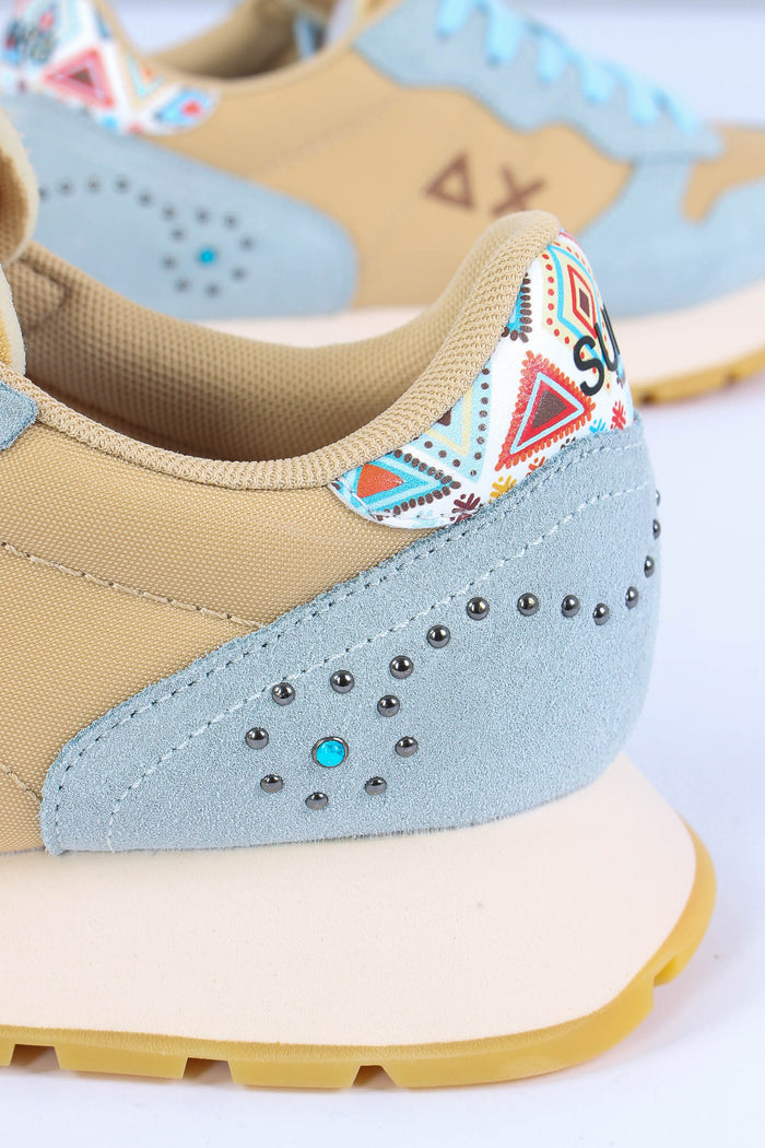 Sneakers Ally Studs Azzurro-8