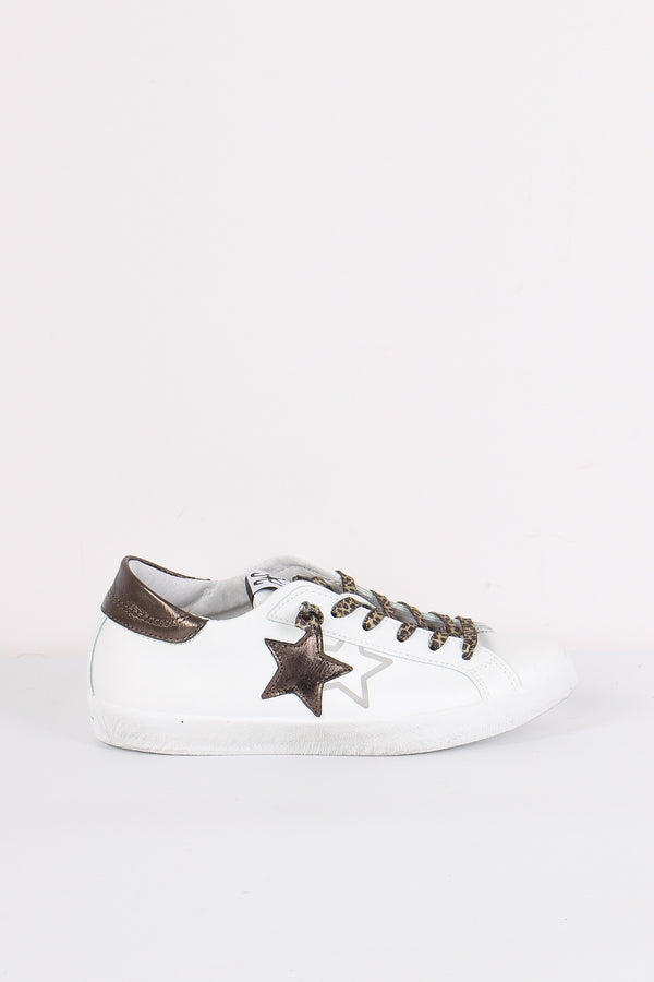Sneakers Prime Star Lamina Bianco/moro