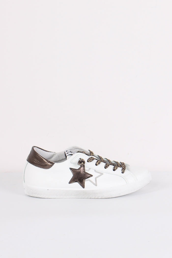 Sneakers Prime Star Lamina Bianco/moro
