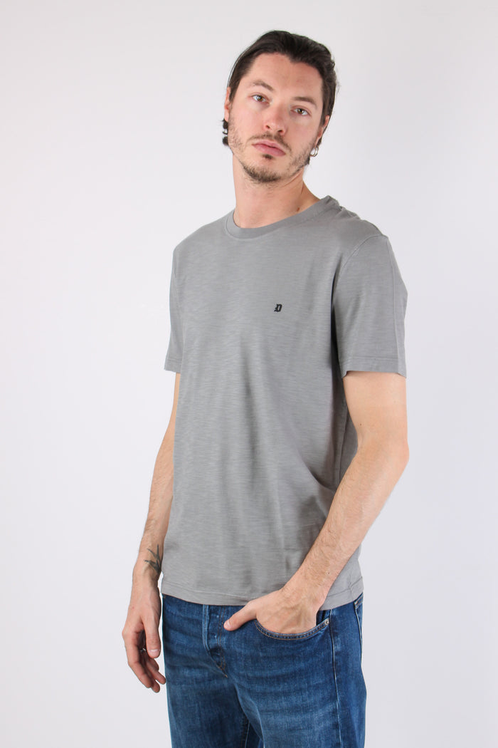 T-shirt Cotone Fiammato Logo Fume-6