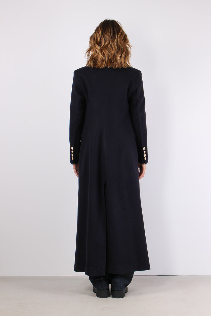 Teres Cappotto Doppiopetto Total Blu-6