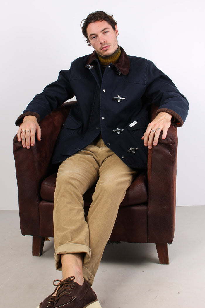 Cappotto 4 Ganci Canvas Blu-8