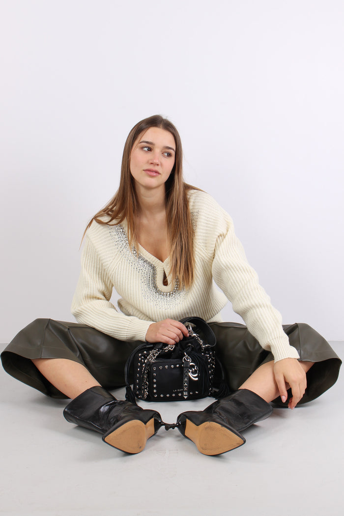 Maglia Costa Collana Strass Vanilla-8