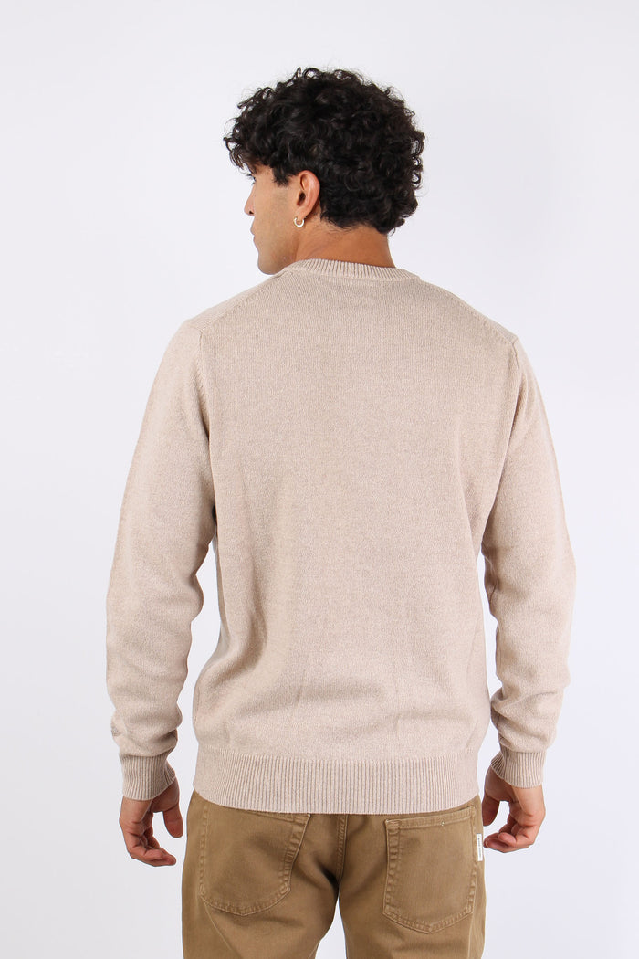 Girocollo Lambswool Beige-4