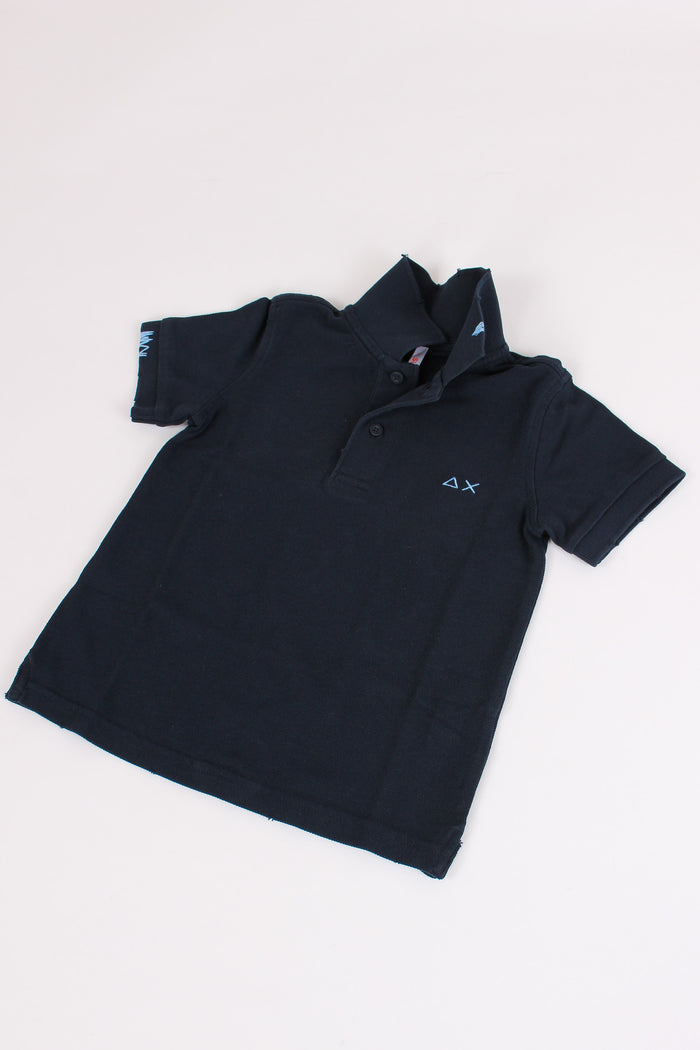 Polo Piquet Vintage Navy Blue-4