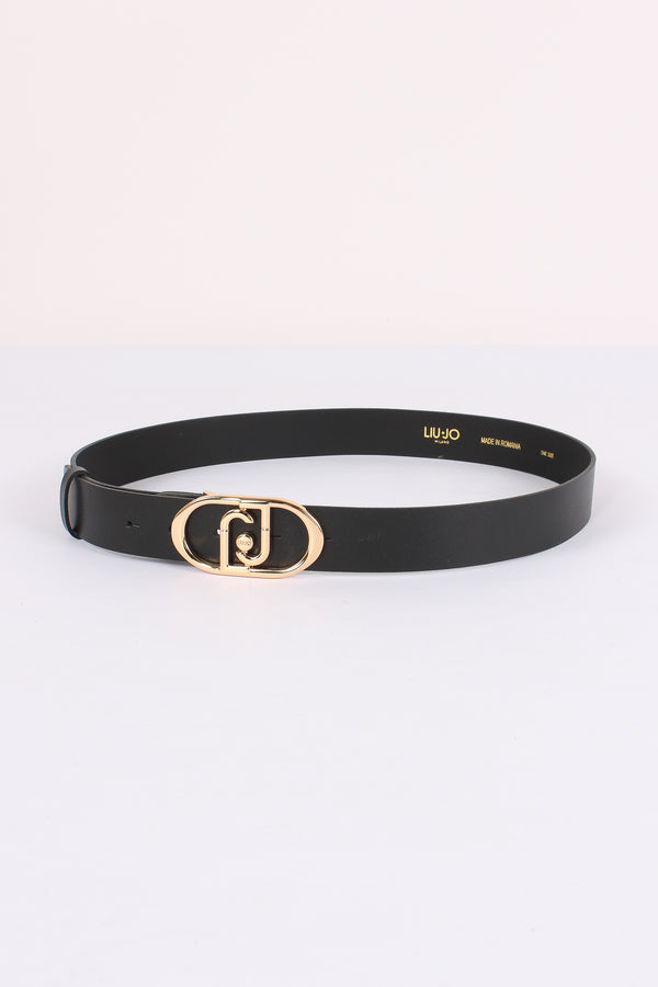 Cintura Alta Logo Nero/gold